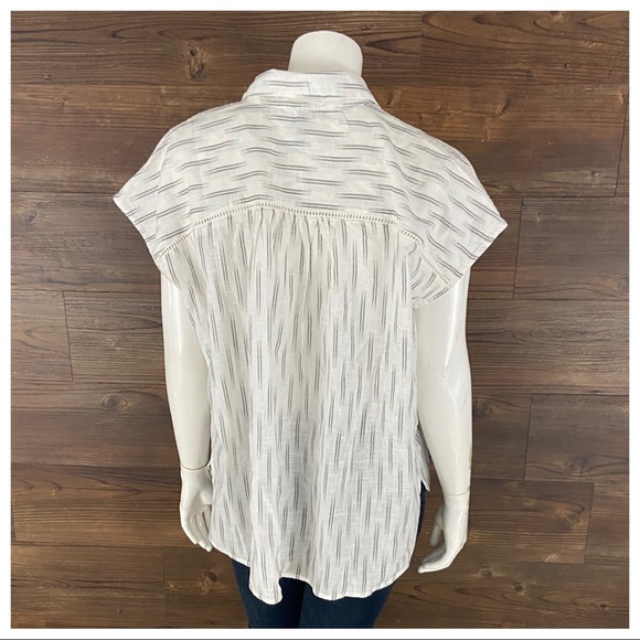 NWT Pilcro Embroidered Surf Blouse - Picture 6 of 7